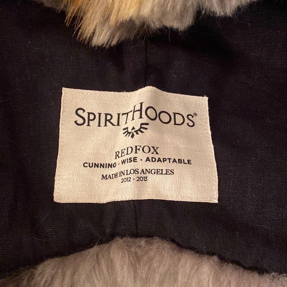 SpiritHoods Brown Faux Fur Hood Scarf - Picture 2 of 5